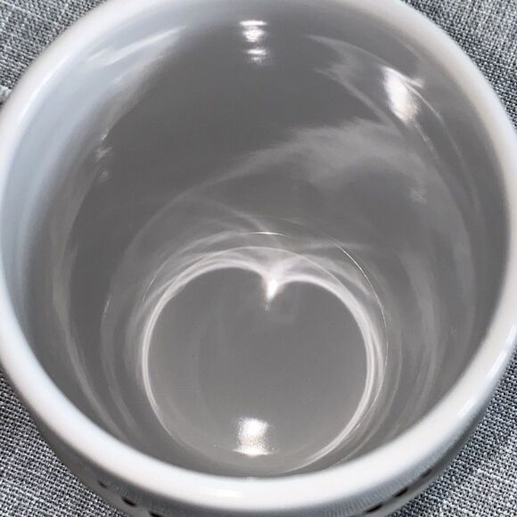 Pampered Chef Ceramic Egg Cooker #1529 White Gray Gripper Embossed PC - Picture 4 of 5